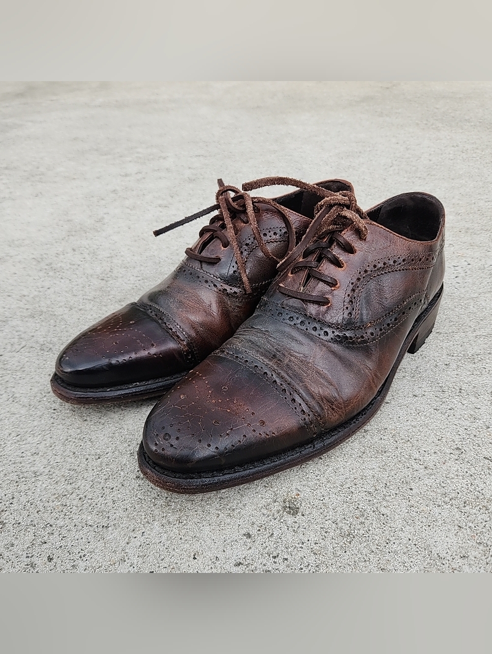 Freebird by Steven Brown Leather Wingtip Oxfords